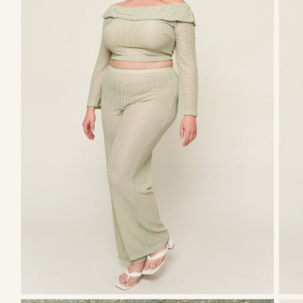 What Lo Wants "Elaine Lace Pant sz 2X